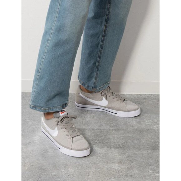 8 MENS Nike Court Legacy Suede 'Cobblestone' DH0956-002 - Picture 1 of 8